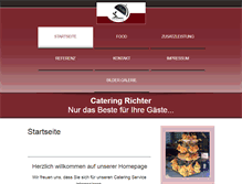 Tablet Screenshot of catering-richter.de